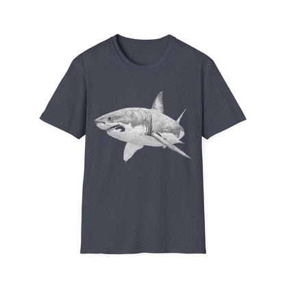 White Shark Graphic  T-Shirt