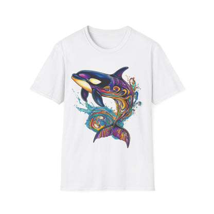 Colorful Orca Whale T-Shirt