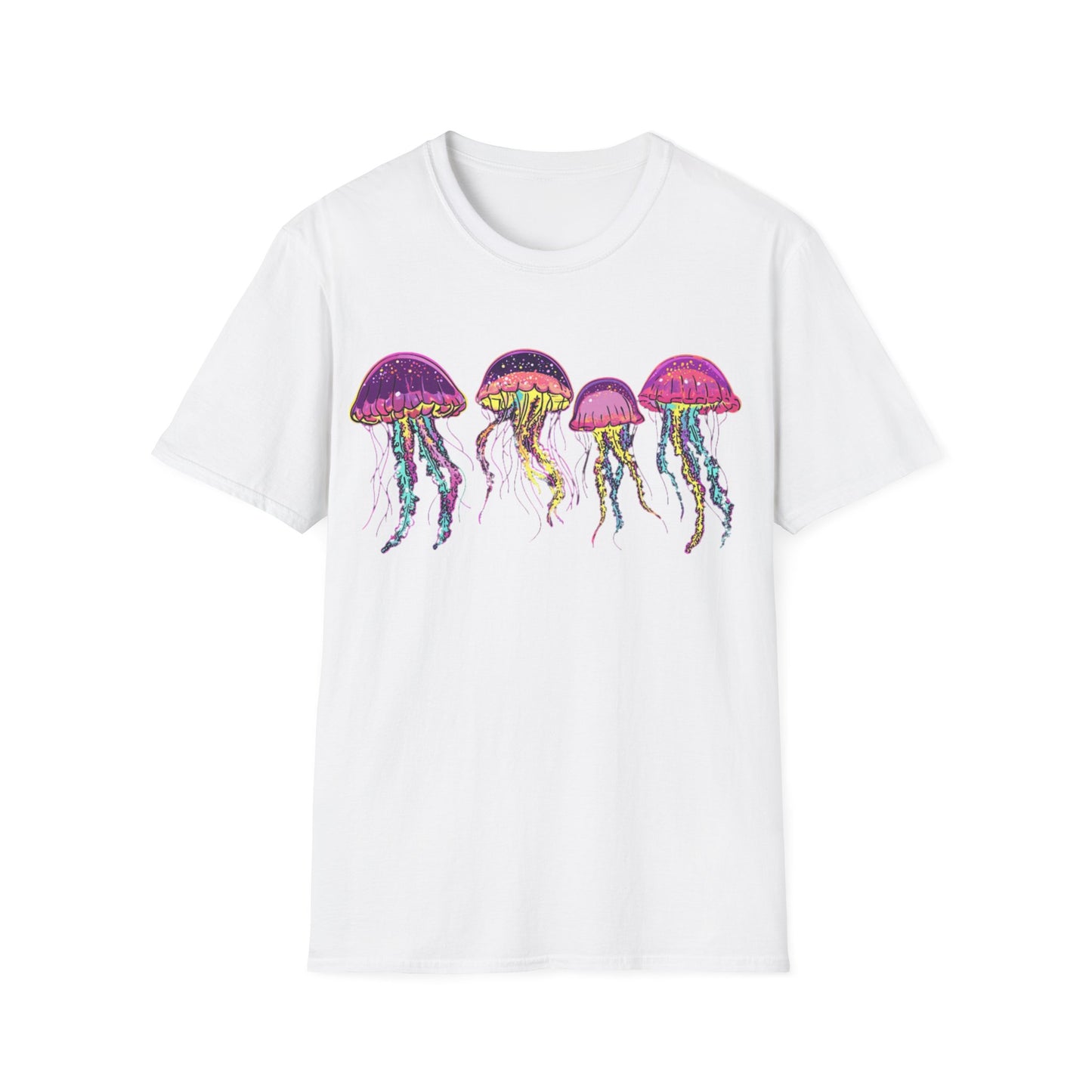 4 Colorful Jellyfish T-Shirt