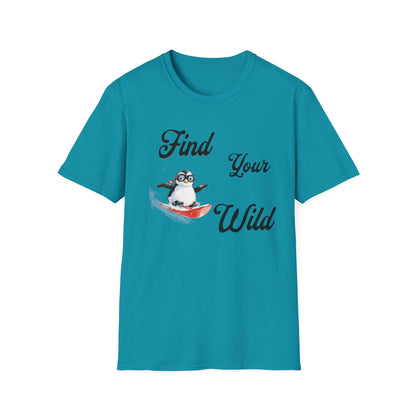 Find Your Wild Penguin T-Shirt