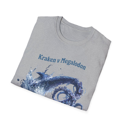 Kraken vs Megalodon T-Shirt