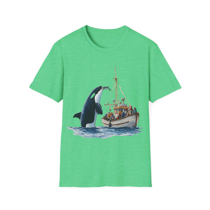 Orca Offering a fish T-shirt
