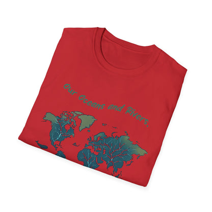 Eco-Friendly World Map T-Shirt
