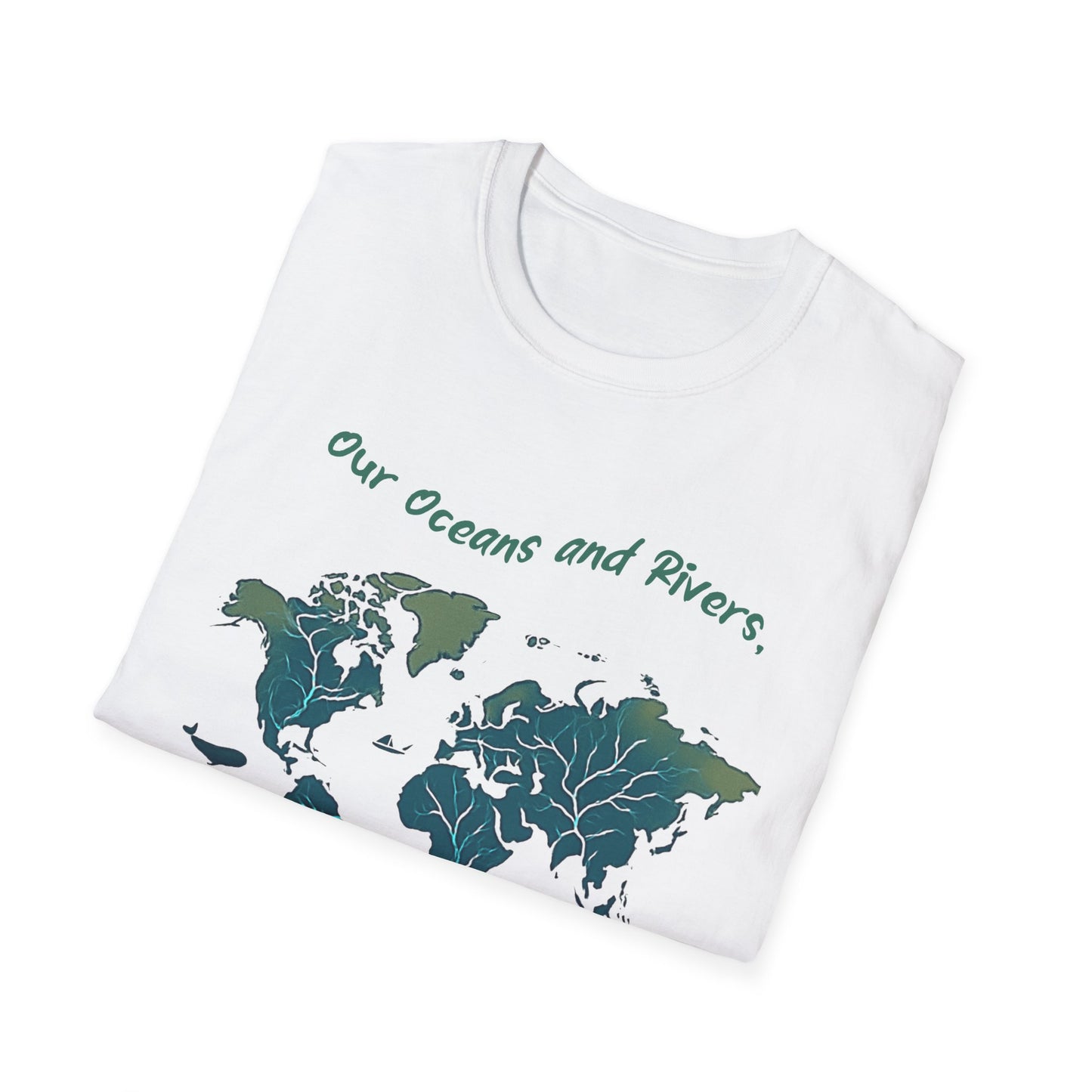 Eco-Friendly World Map T-Shirt
