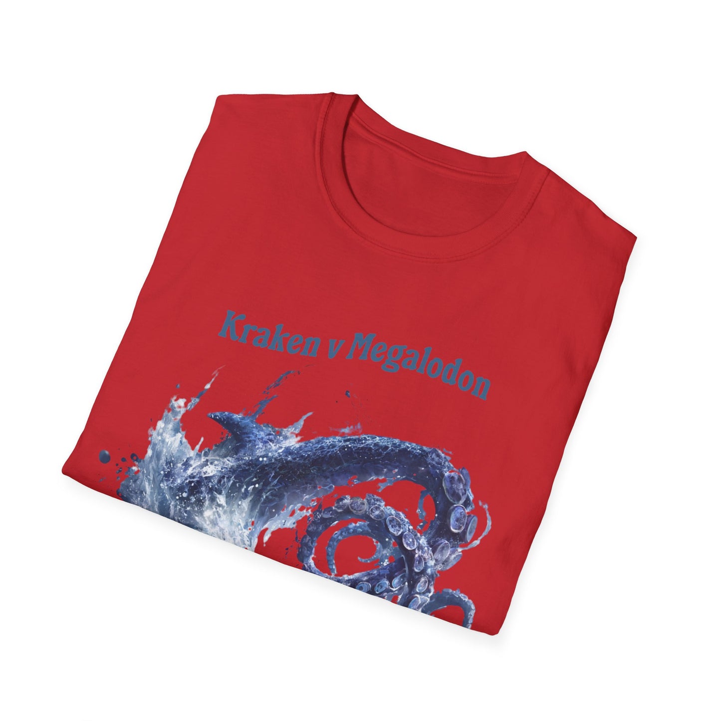 Kraken vs Megalodon T-Shirt