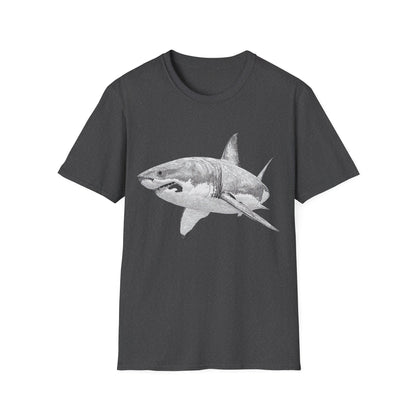 White Shark Graphic  T-Shirt
