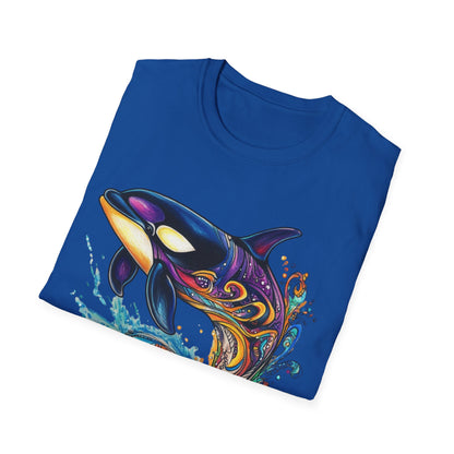 Colorful Orca Whale T-Shirt