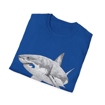 White Shark Graphic  T-Shirt