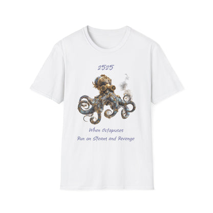 Octopus Steam and Revenge T-shirt