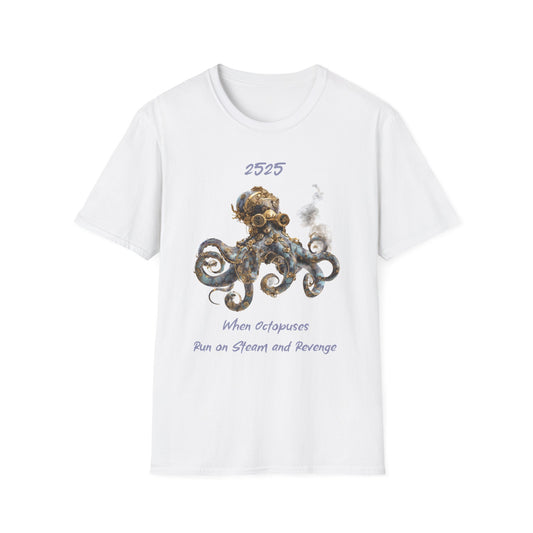 Octopus Steam and Revenge T-shirt