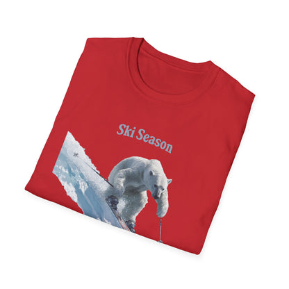 Ski Season Polar Bear T-Shirt