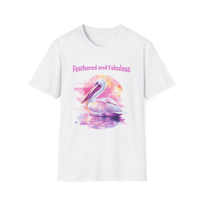 Feathered and Fabulous Pelican T-Shirt