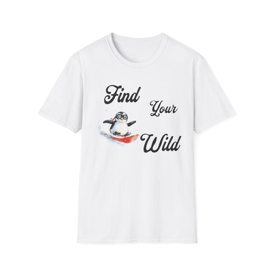 Find Your Wild Penguin T-Shirt