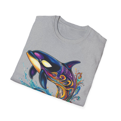 Colorful Orca Whale T-Shirt