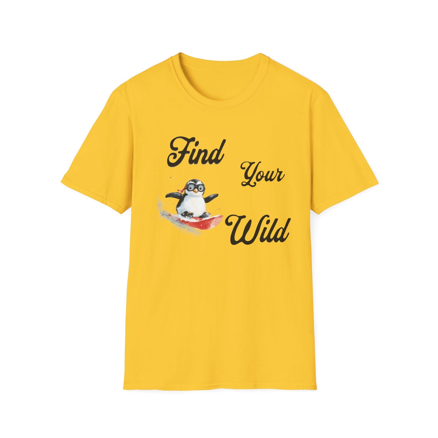 Find Your Wild Penguin T-Shirt