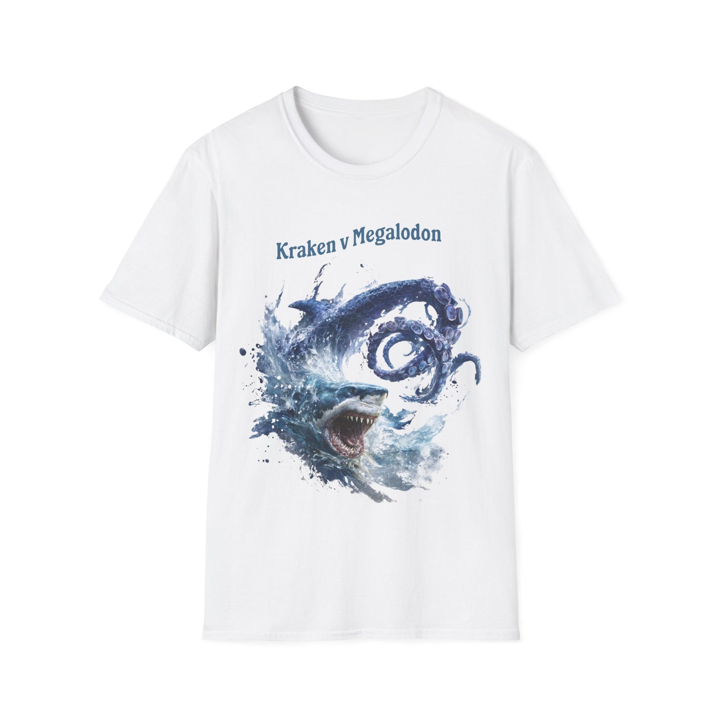 Kraken vs Megalodon T-Shirt