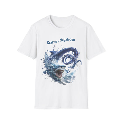 Kraken vs Megalodon T-Shirt