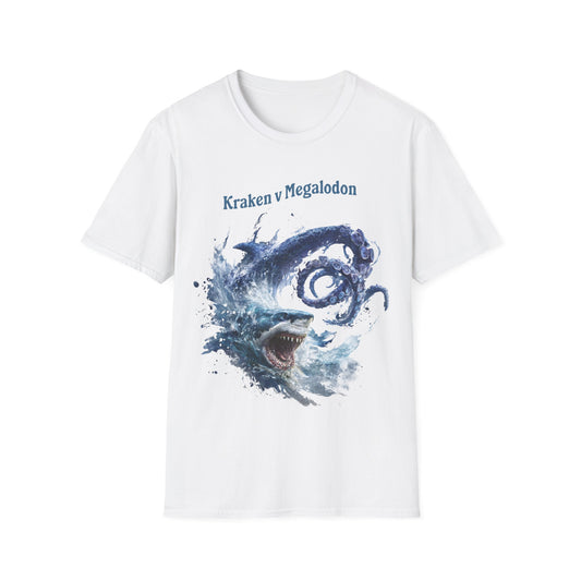 Kraken vs Megalodon T-Shirt
