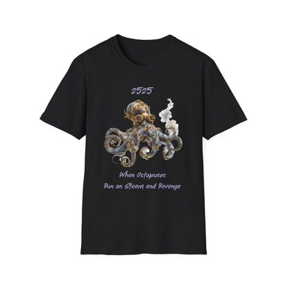 Octopus Steam and Revenge T-shirt