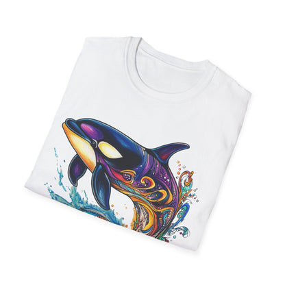 Colorful Orca Whale T-Shirt