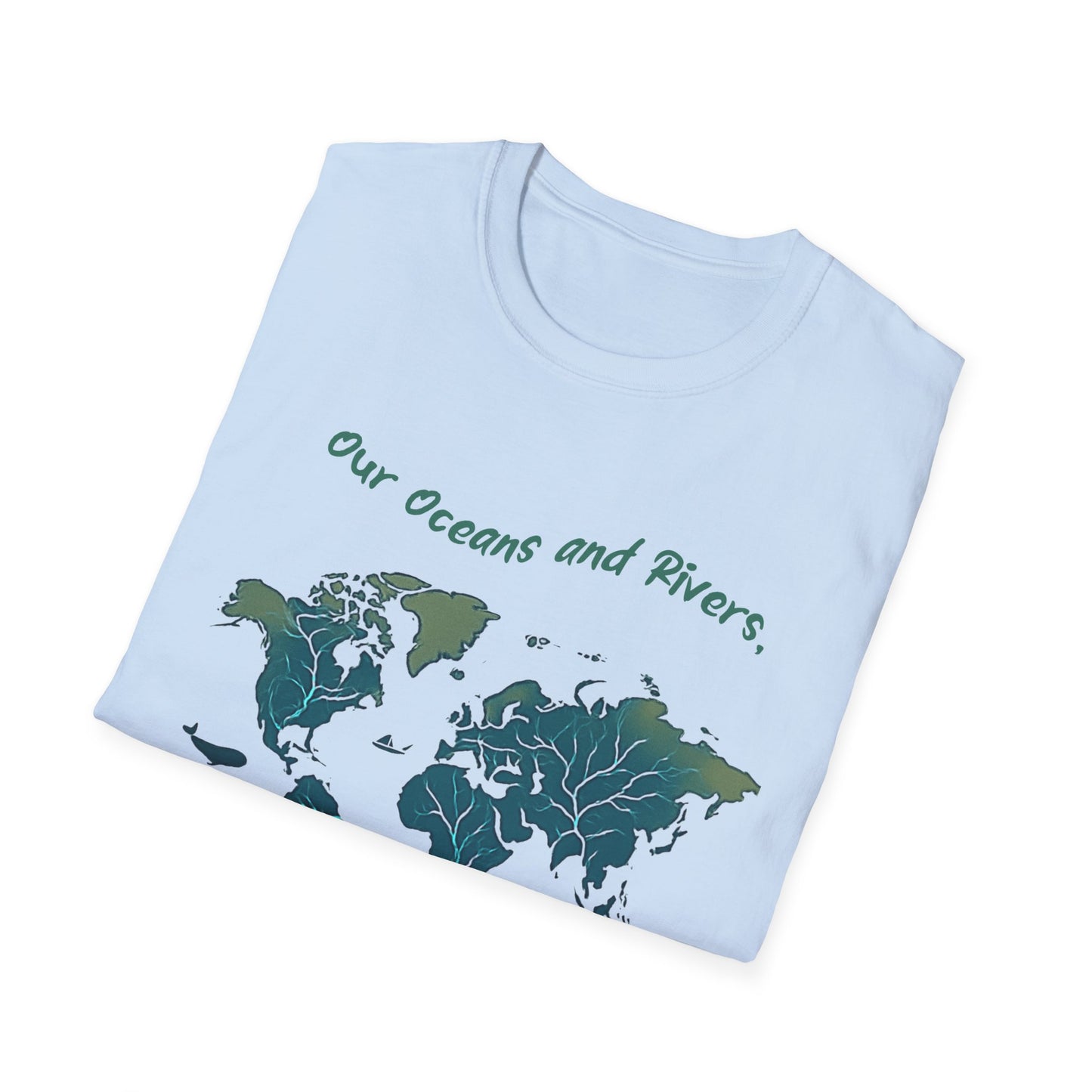Eco-Friendly World Map T-Shirt