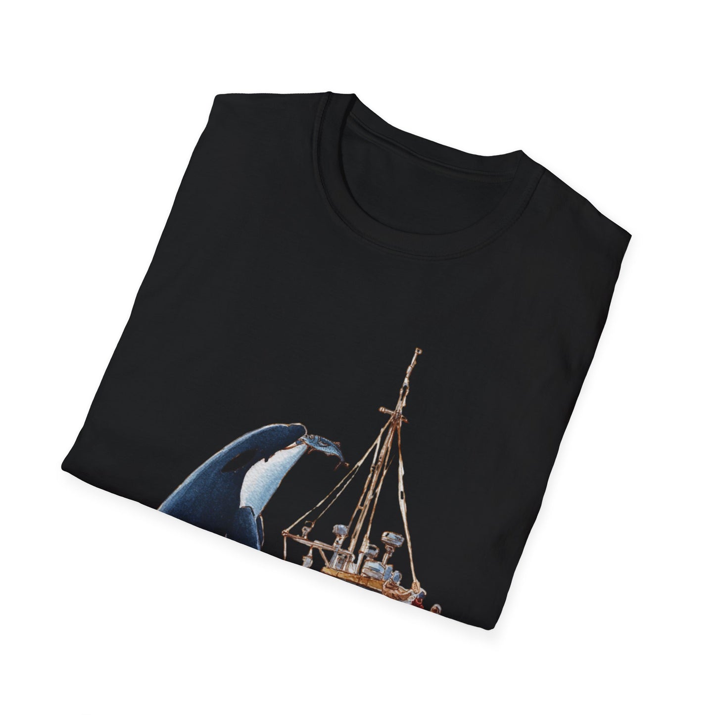 Orca Offering a fish T-shirt