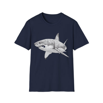 White Shark Graphic  T-Shirt