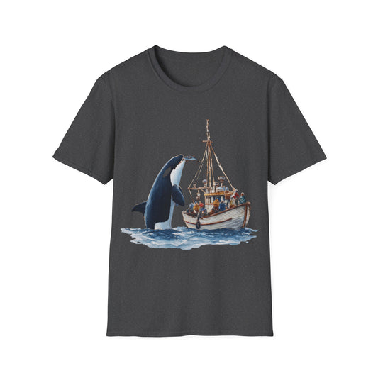Orca Offering a fish T-shirt