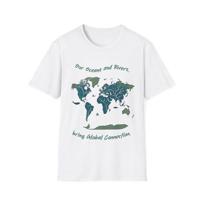 Eco-Friendly World Map T-Shirt