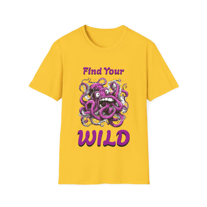 Wild Octopus Unisex T-Shirt