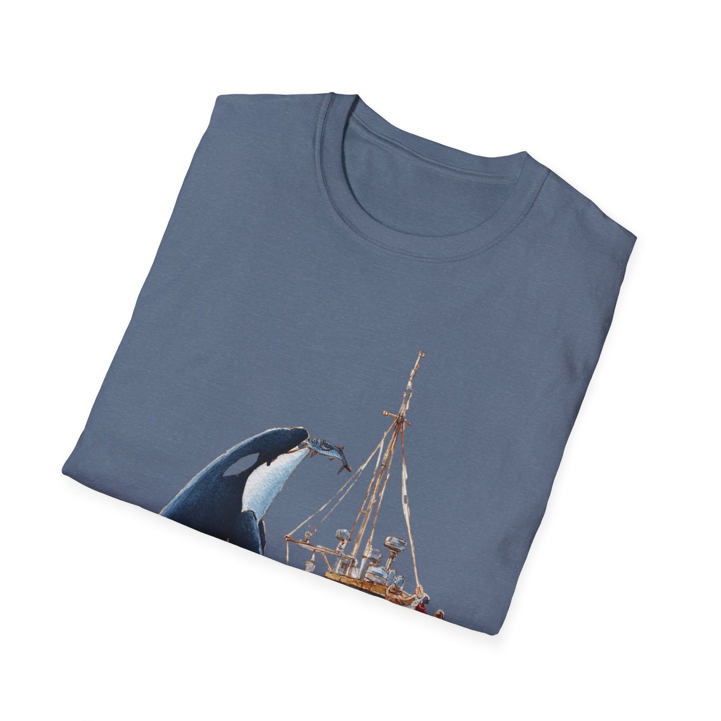 Orca Offering a fish T-shirt