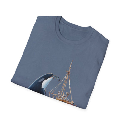 Orca Offering a fish T-shirt