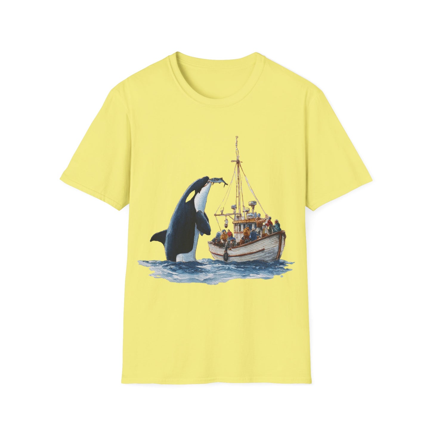 Orca Offering a fish T-shirt