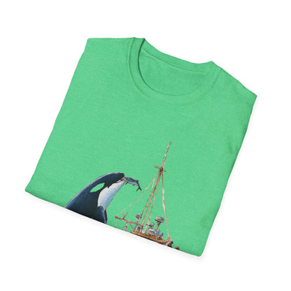 Orca Offering a fish T-shirt