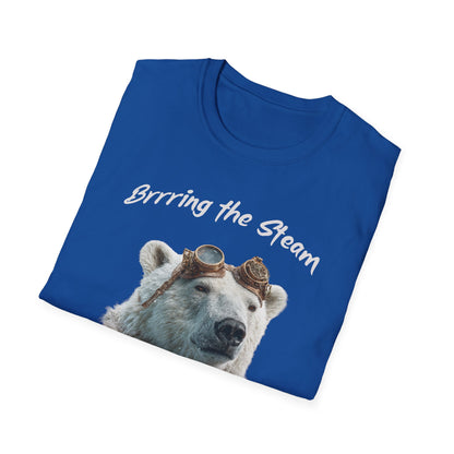Polar Bear 'Brrring the Steam'  T-Shirt