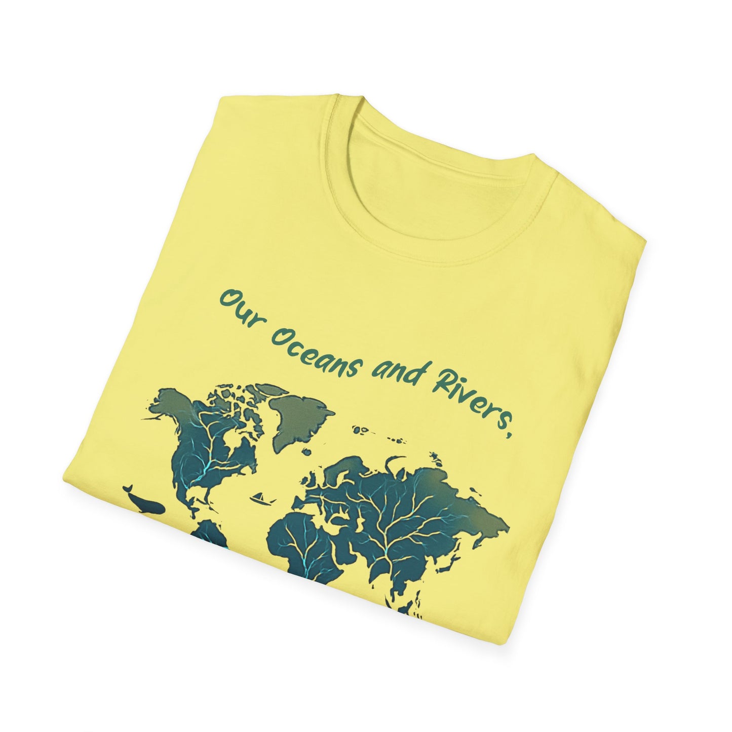 Eco-Friendly World Map T-Shirt