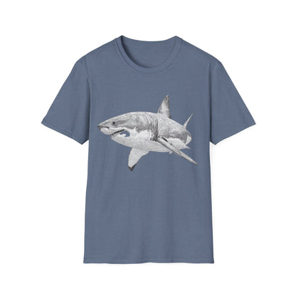 White Shark Graphic  T-Shirt