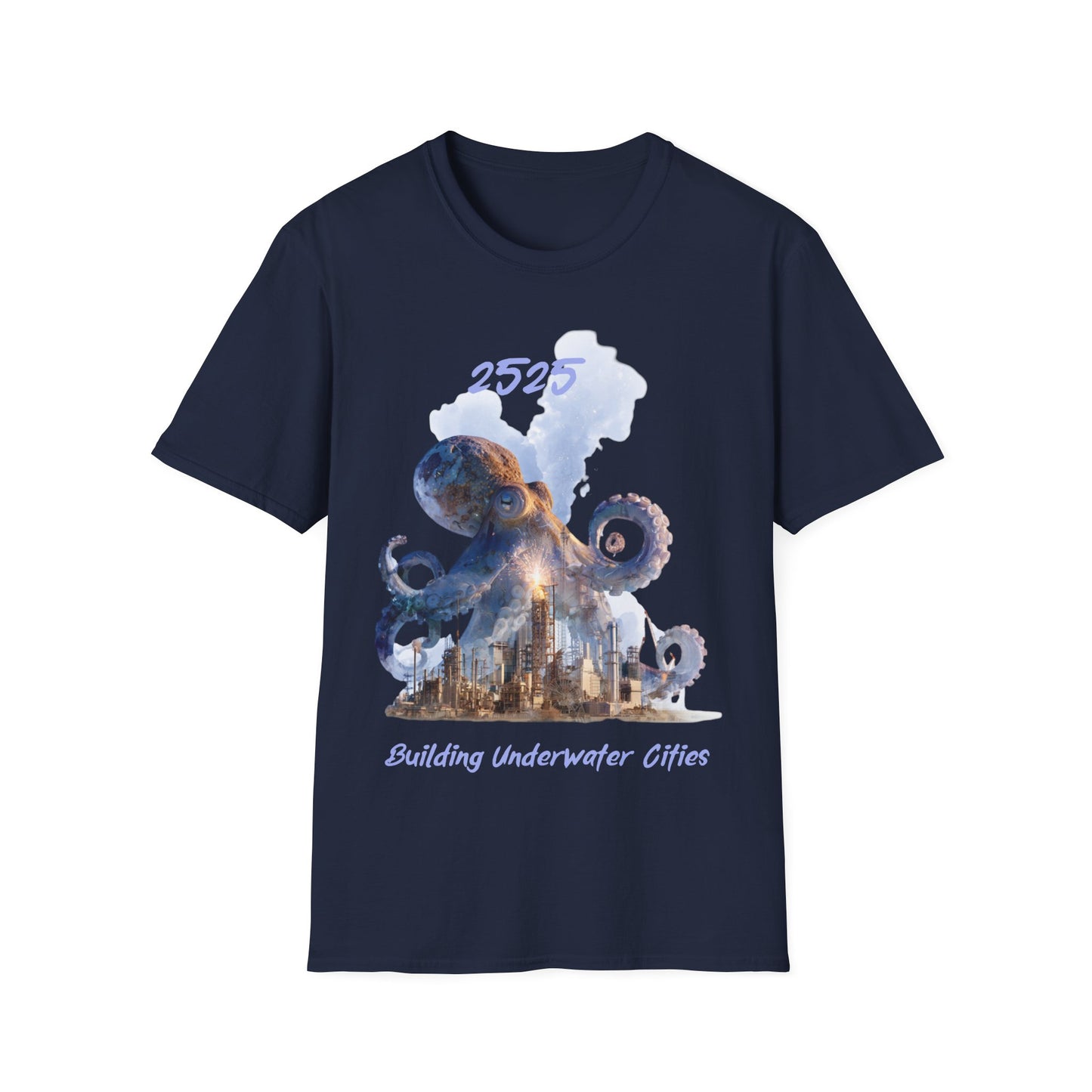 Futuristic Octopus T-Shirt, 2525 Underwater Cities Tee