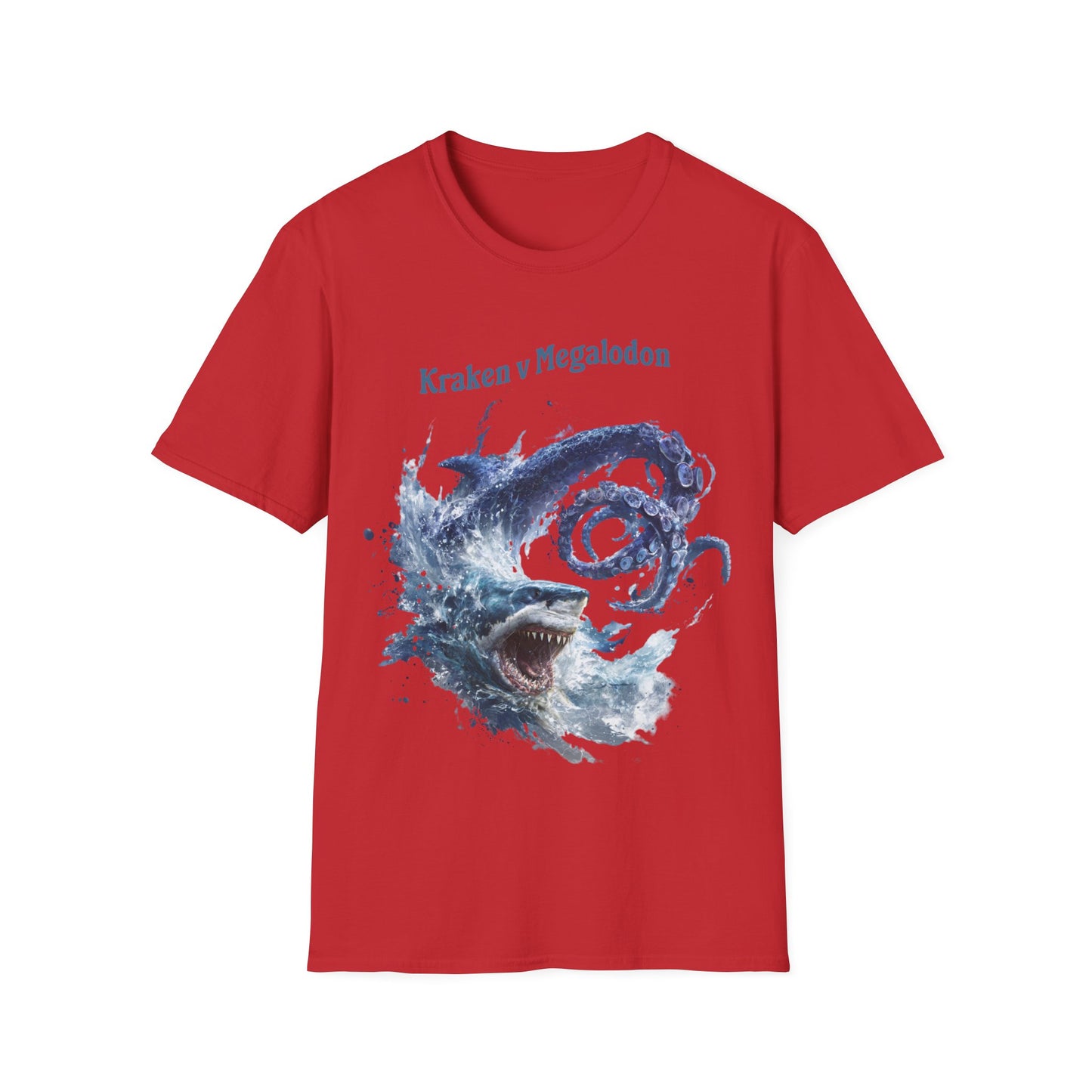 Kraken vs Megalodon T-Shirt