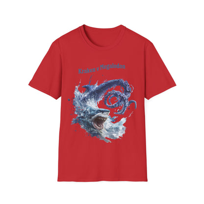Kraken vs Megalodon T-Shirt