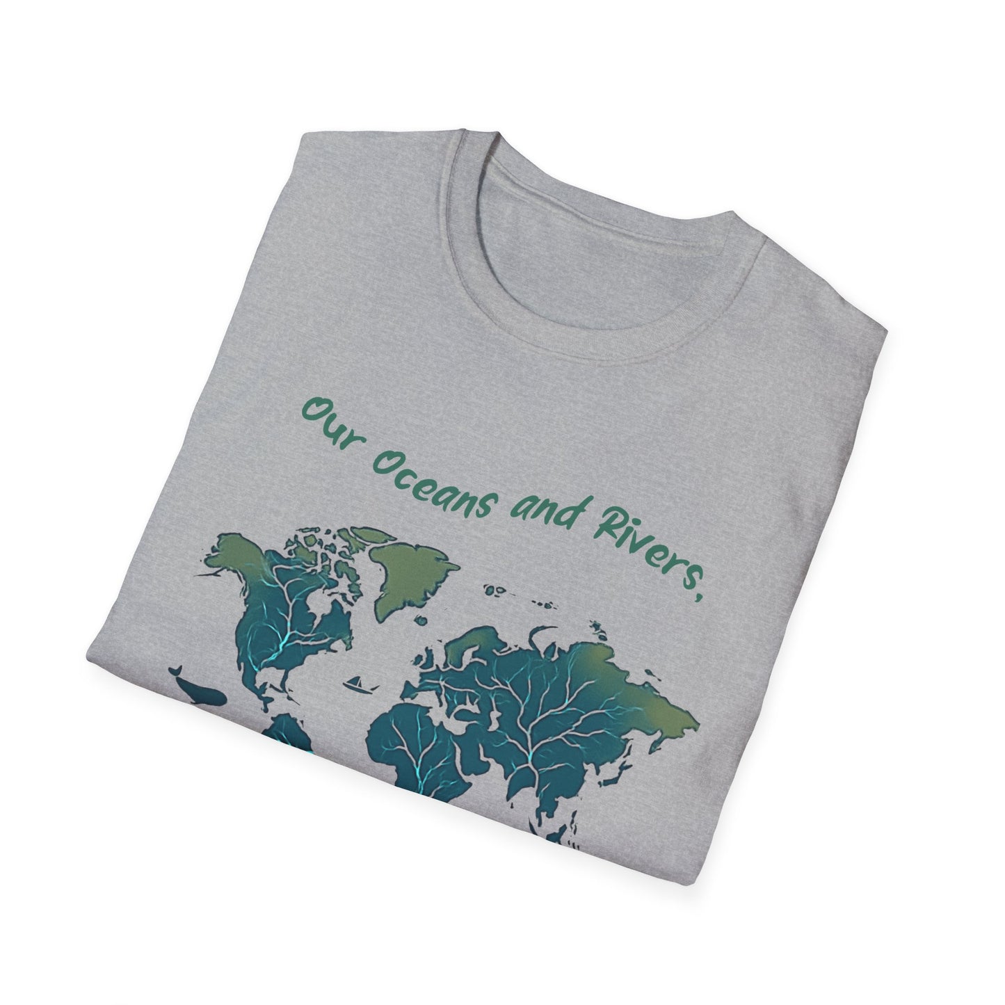 Eco-Friendly World Map T-Shirt