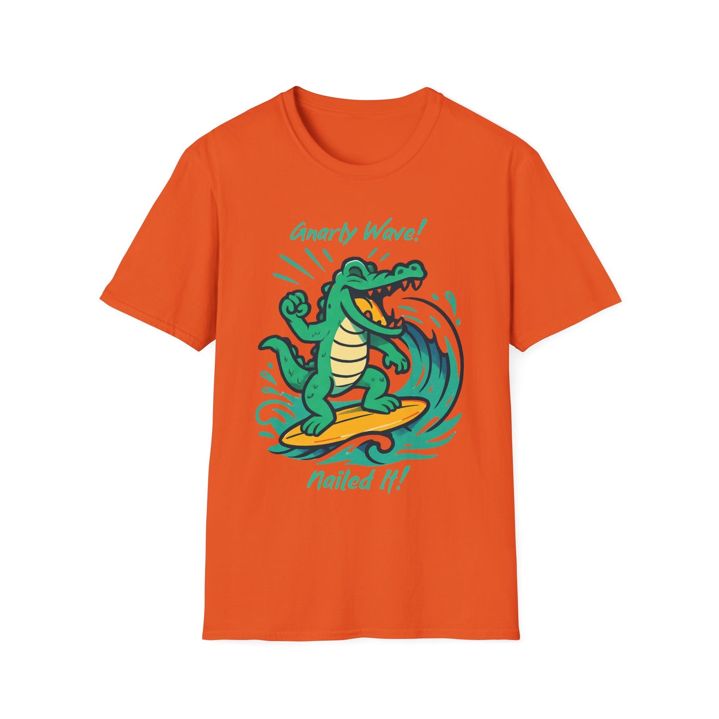 Surfing Crocodile T-Shirt