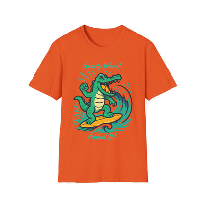 Surfing Crocodile T-Shirt