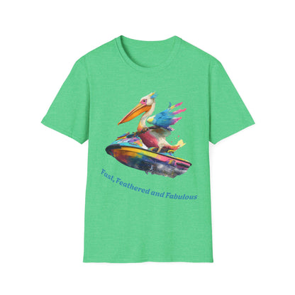 Fast, Feathered and Fabulous Pelican T-Shirt