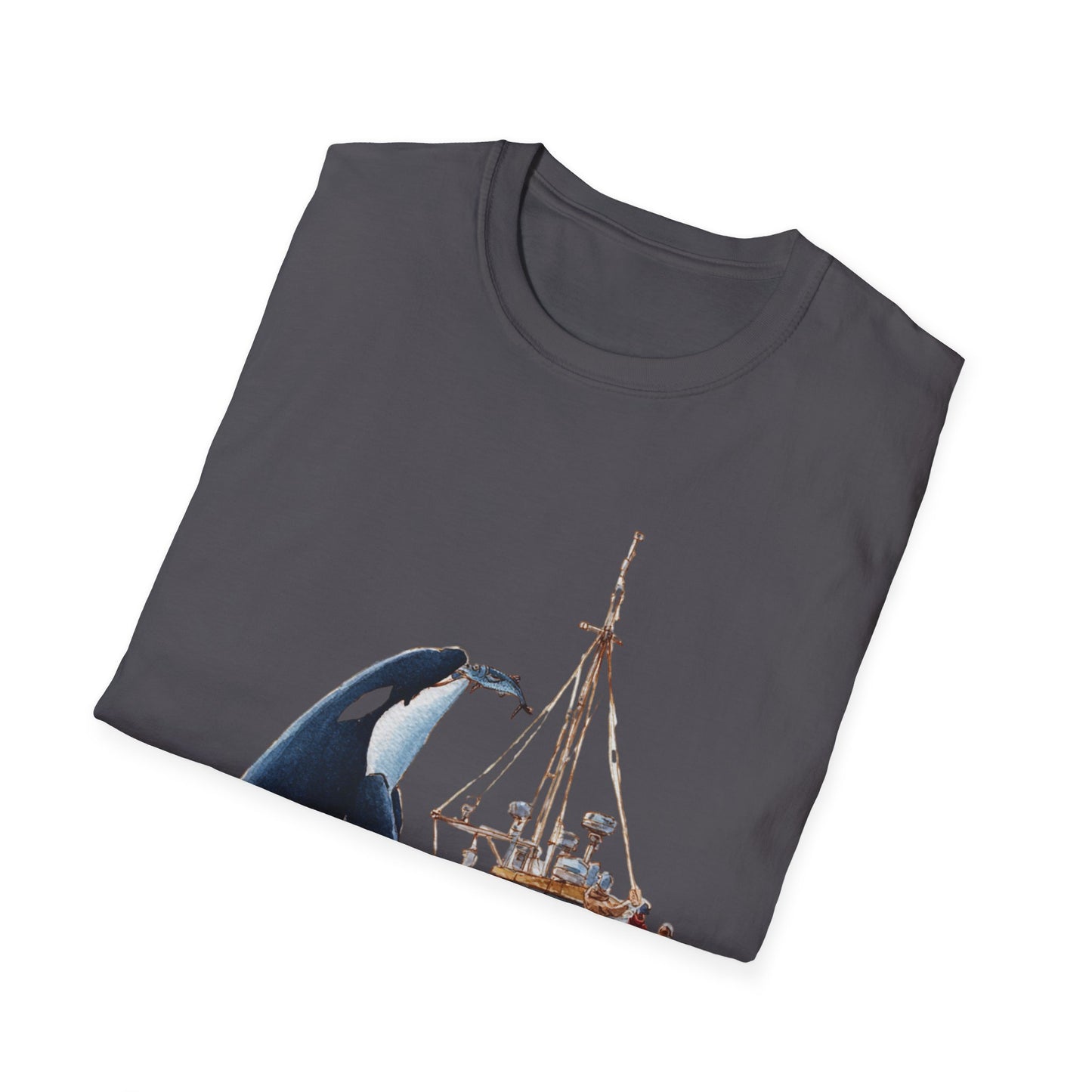 Orca Offering a fish T-shirt