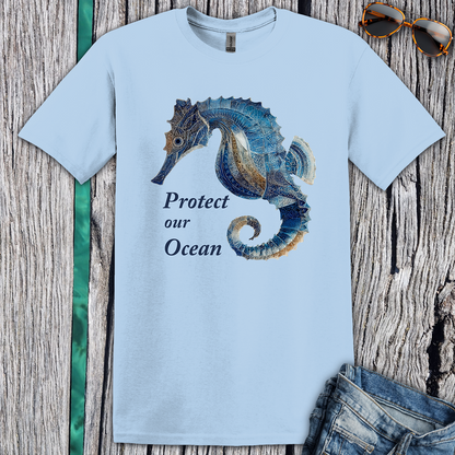 Protect Our Ocean Seahorse T-Shirt