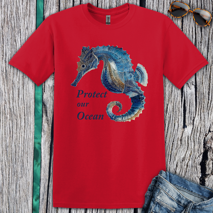 Protect Our Ocean Seahorse T-Shirt