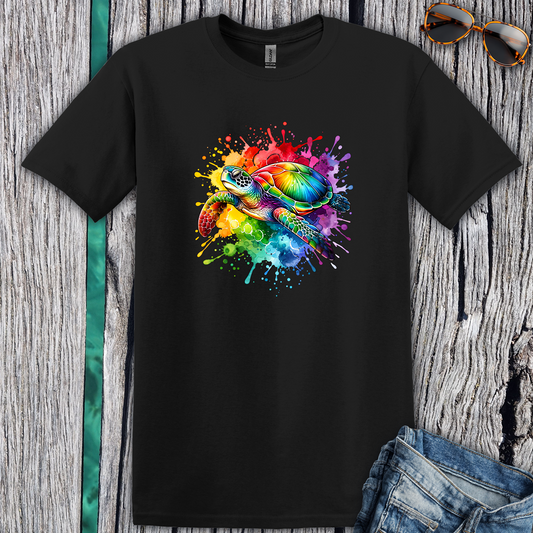 Vibrant Sea Turtle T-Shirt