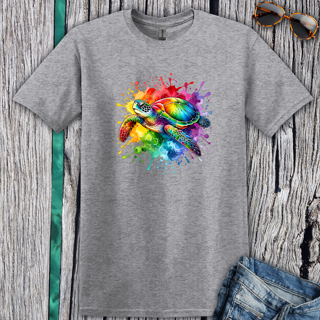 Vibrant Sea Turtle T-Shirt