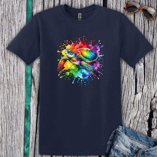 Vibrant Sea Turtle T-Shirt